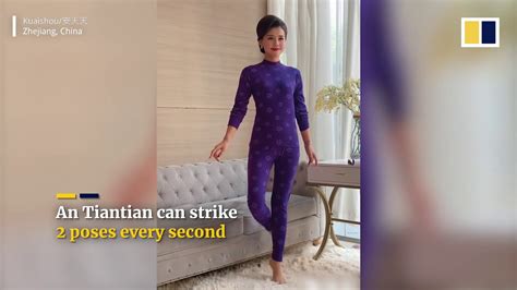 Beautiful Chinese Model Becomes Internet Sensation With Her Fast Posing Skills Youtube