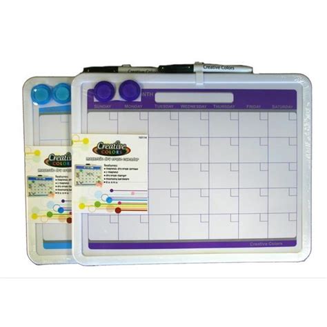Ydb 11 X 14 In Dry Erase Magnetic Calendar Board With Magnets Plus