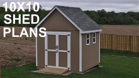 Find the best outdoor storage sheds, plastic sheds, and garden sheds for your home at lifetime. 10x10 Shed Plans And Storage Shed Designs - YouTube