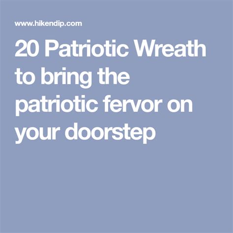 20 Patriotic Wreath To Bring The Patriotic Fervor On Your Doorstep