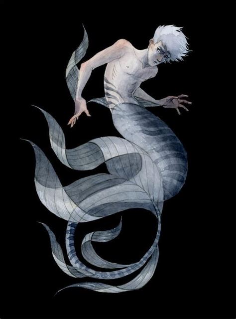 Silver Merman Print 8x10 Or 11x14 Etsy Denmark Mermaid Art Fantasy