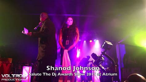 Shanod Johnson At Salute The Dj S Awards Show At The Atrium Youtube