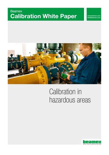 White Paper Why Calibrate Reasons For Calibration Beamex Pdf