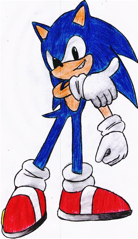 Sonic Drawings Sonic The Hedgehog Drawing Photo 26068