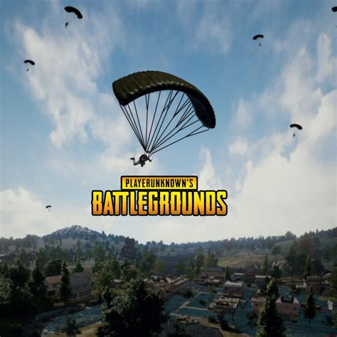 Player Unknowns Battlegrounds Pubg 4k Parachute Wallpaper 4k