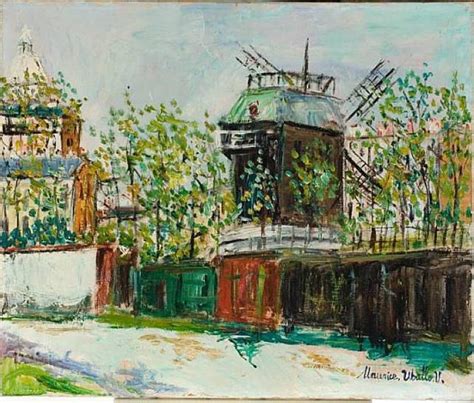 Moulin De La Galette Maurice Utrillo