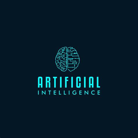 Artificial Intelligence Icon Logo Illustration Template Future