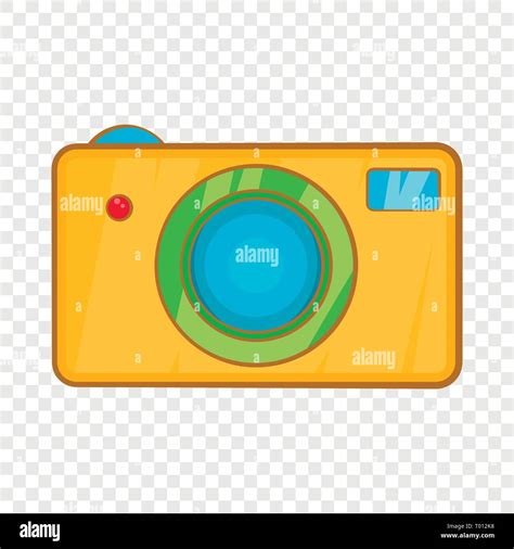 Yellow Camera Icon In Cartoon Style Stock Vector Image And Art Alamy