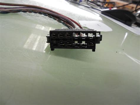 07 13 Mercedes W221 S550 12 Port 6 Wire Black Plug Connector Pigtail