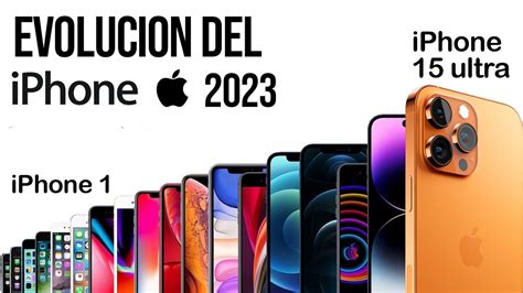 La Evolucion Del Iphone 2023 Español Iphone 1 Iphone 15 Ultra