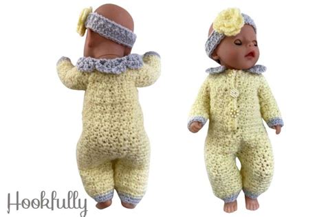 Free Sweet Lemon Baby Dolls Onesie Crochet Pattern Hookfully
