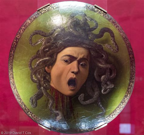 Caravaggio Medusa Ca 1595 98 Uffizi Museum Florence Italy Daves
