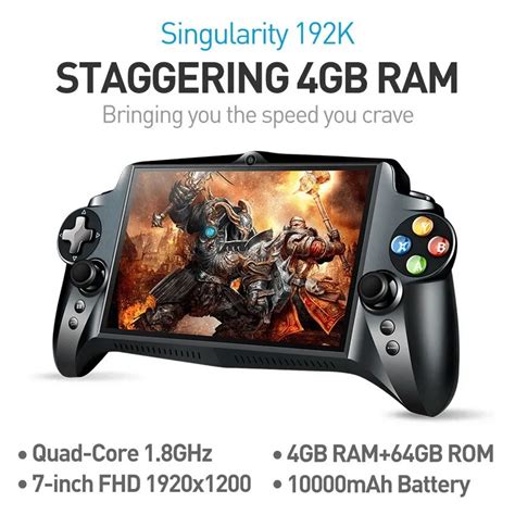 In Stock Jxd S192k 7 Inch 1920x1200 Quad Core 4g64gb New Handheld Game