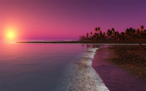 Hot Pink Sunset Wallpapers 4k Hd Hot Pink Sunset Backgrounds On