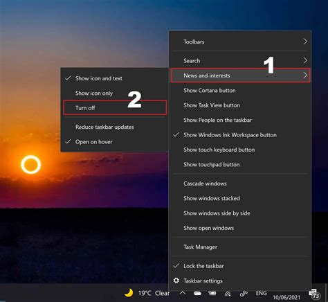 How To Remove The New News And Interests Task Bar In Windows 10 Hot
