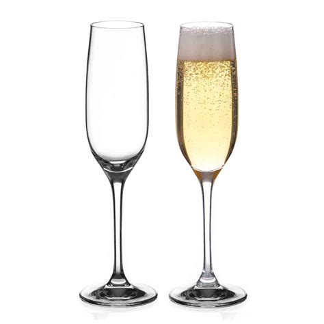 Everyday Champagne Flutes Set Of 2 Diamante Home