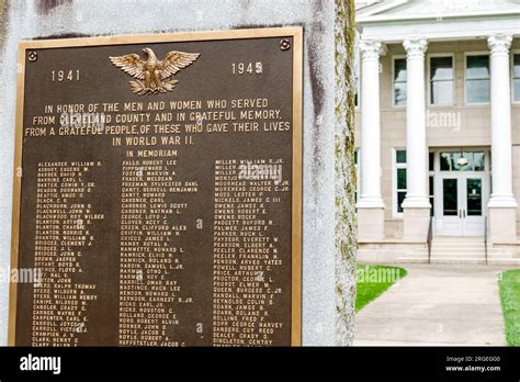 Shelby North Carolina,World War II memorial brass plaque gave lives