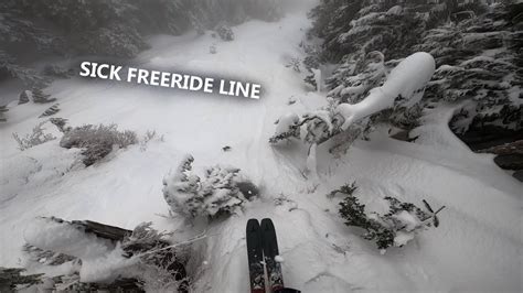 Raw Freeride Line At Grouse Mountain Youtube