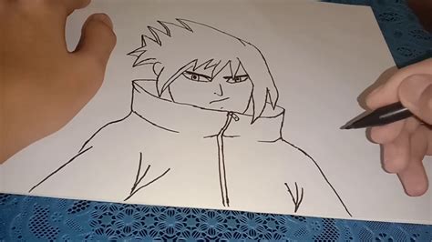 Cara Menggambar Sasuke Menggambar Team 7 Naruto Sasuke Sakura