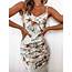 Eyicmarn  Womens Ladies Summer Dress Boho Beach Style Maxi Floral