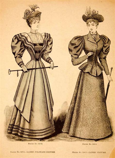 Victorian Era Fashion Vintage Outfits And Womens Fashion