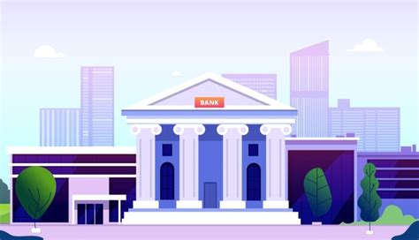 Premium Vector Cartoon Retro Bank Building Or Courthouse With Columns
