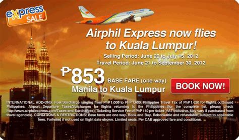 Kuala lumpur international airport is one of the largest in southeast asia, it is 45km south of the city center and manages flights which land at manila. Airphil Express launches Manila - Kuala Lumpur, Malaysia ...