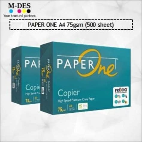 Paper One A4 Paper 75gsm 500sheets