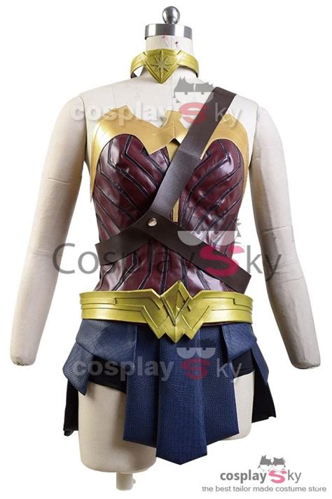 Deluxe Justice League Wonder Woman Cosplay Costume 3 Movie Costumes