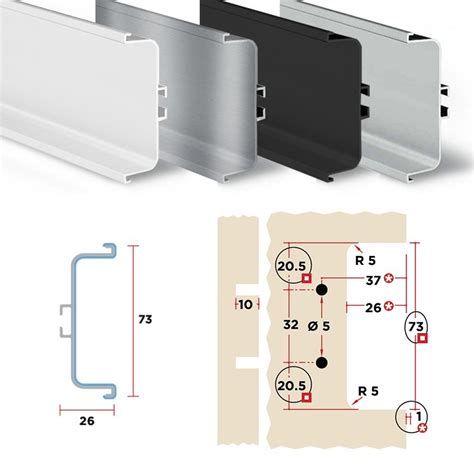 El papel aluminio es un producto que encontramos en millones de cocinas en todo el mundo. Perfil Gola Intermedio Horizontal Aluminio Cocina