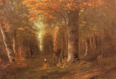 Gustave Courbet Forest In Autumn Painting Best Paintings For Sale