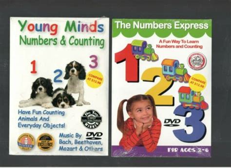 The Numbers Express 1 2 3 Dvd Young Minds Numbers And Counting