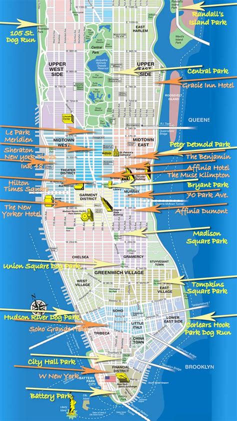 Map Of New York City Hotels Zip Code Map