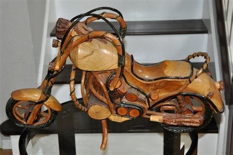 Check spelling or type a new query. Wood and wicker Harley Davidson motorcycle sculpture ...