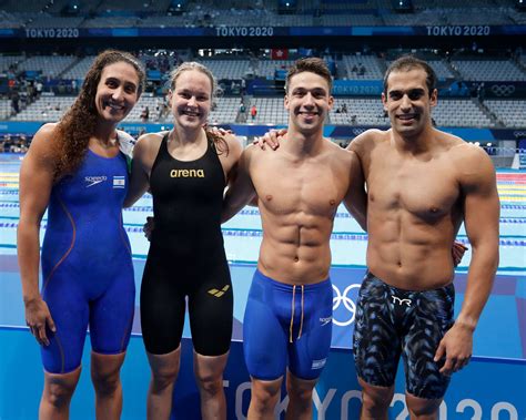 Israel S Mixed Swimming Team Makes Finals Of Medley Relay Race The