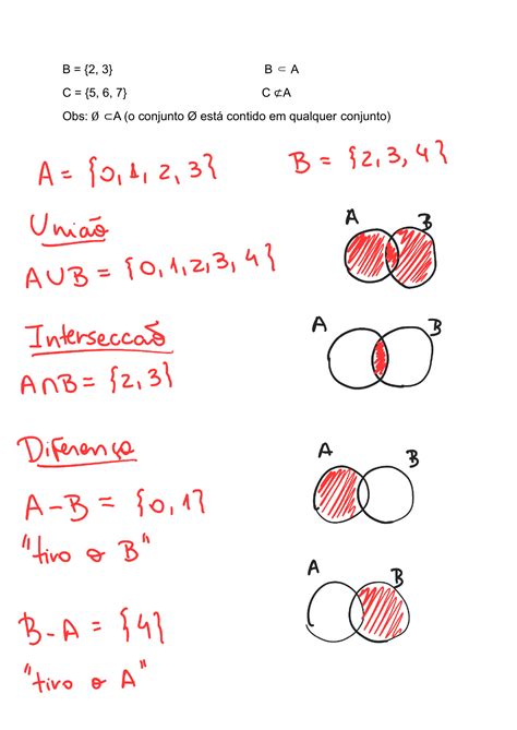 Exercícios De Conjuntos E Conjuntos Numéricos Matemática