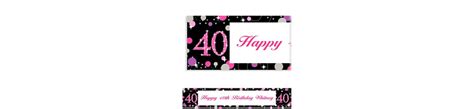 Pink Sparkling Celebration 40th Birthday Party Supplies Party City