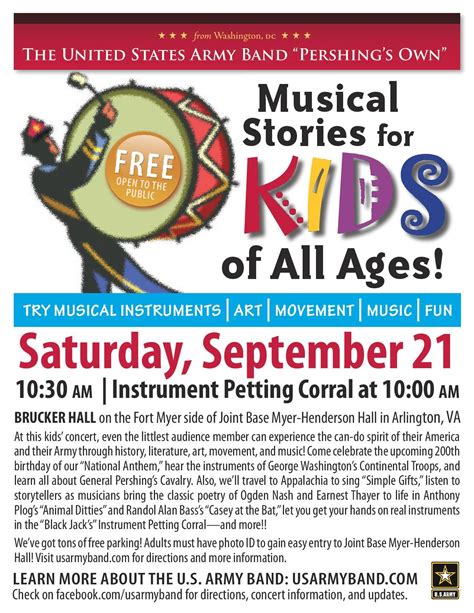 Musical Stories For Kids A Free Show For Kids Of All Ages Ft Myer