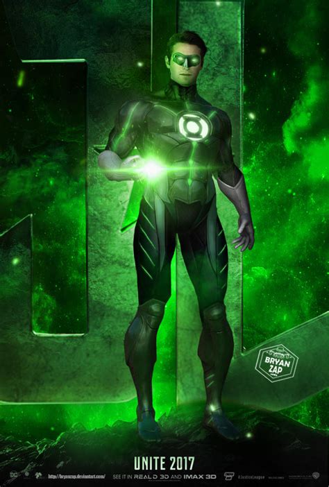 Green Lantern Armie Hammer Justice League Poster By Bryanzap On Deviantart
