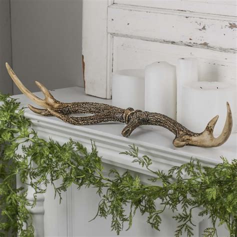 Rustic Faux Deer Antlers Table Decor Home Decor