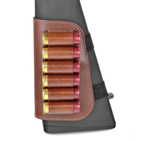 Handmade Leather 6 Round Shotgun Shell Holder By Custom Cowboy