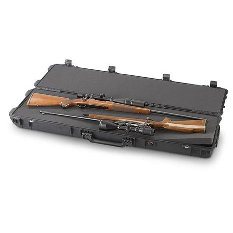 Pelican Double Rifle Case 83319 Gun Cases At Sportsmans Guide