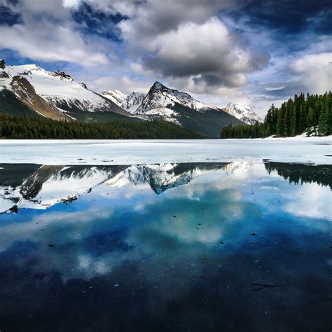 Maligne Lake Canada Wallpapers Wallpaper Cave