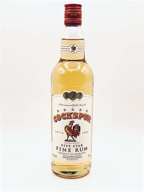 cockspur barbados 5 star aged rum 750ml 80 proof the winery nyc