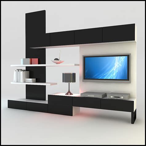Tv Wall Unit Modern Design X20
