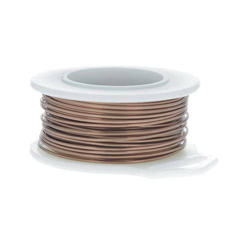 24 Gauge Round Antique Copper Enameled Craft Wire 60 Ft Jewelry