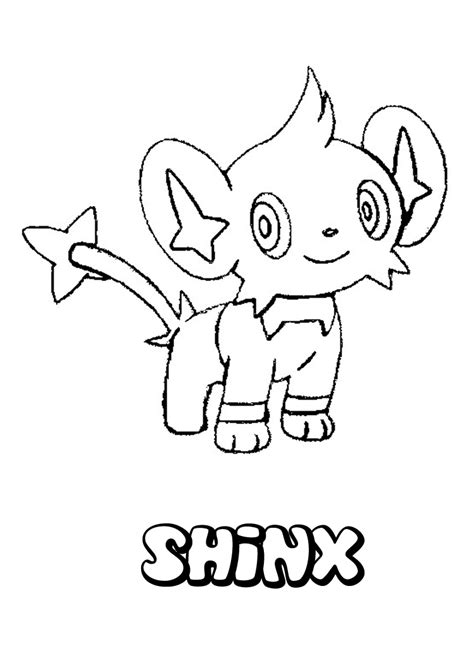 Free Coloring Pages Of Pokemon Luxio