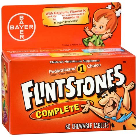 Flintstones Complete Childrens Multivitamin Supplement Chewable