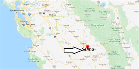 What County Is Selma Ca In Where Is Map