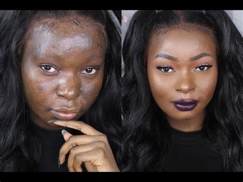 Extreme Makeup Before And After Black